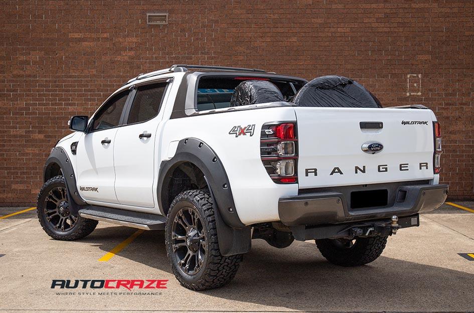 FORD-RANGER-VAPOR-BLACK-MACHINED-WITH-DARK-TINT
